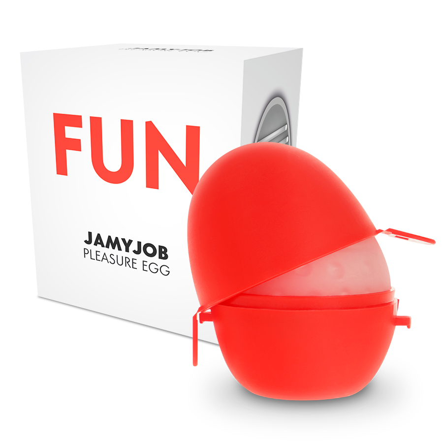 JAMYJOB - MASTURBADOR DE HUEVO DISCRETO RED EDITION