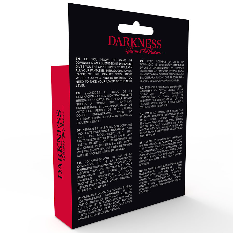 DARKNESS - ONE SIZE FITS ALL HARNESS WITH HOLE