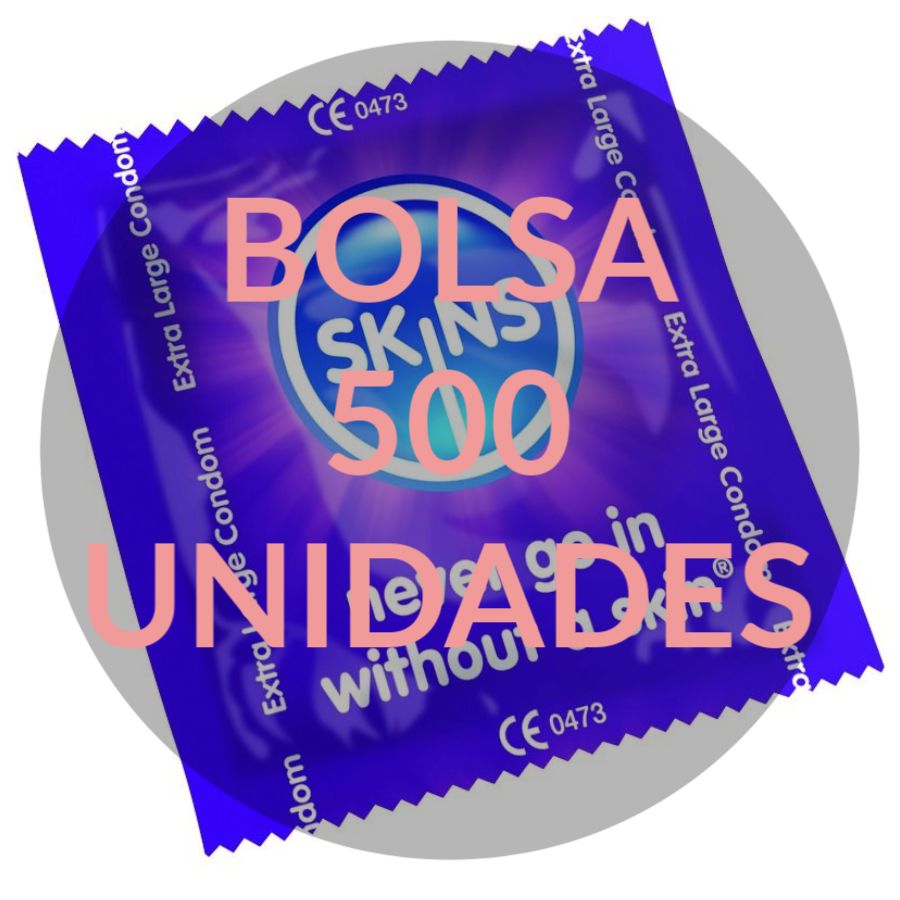 SKINS - BOLSA DE PRESERVATIVOS EXTRA GRANDE 500