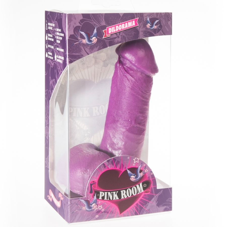 HABITACIÓN ROSA - DILDO PÚRPURA NO REALISTA 16 CM