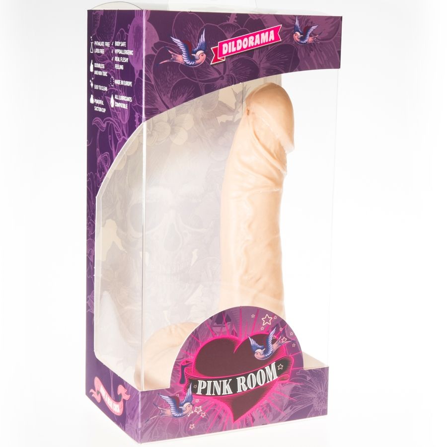 SALA ROSA - DILDO REALISTA DE CARNE EBAN 19 CM