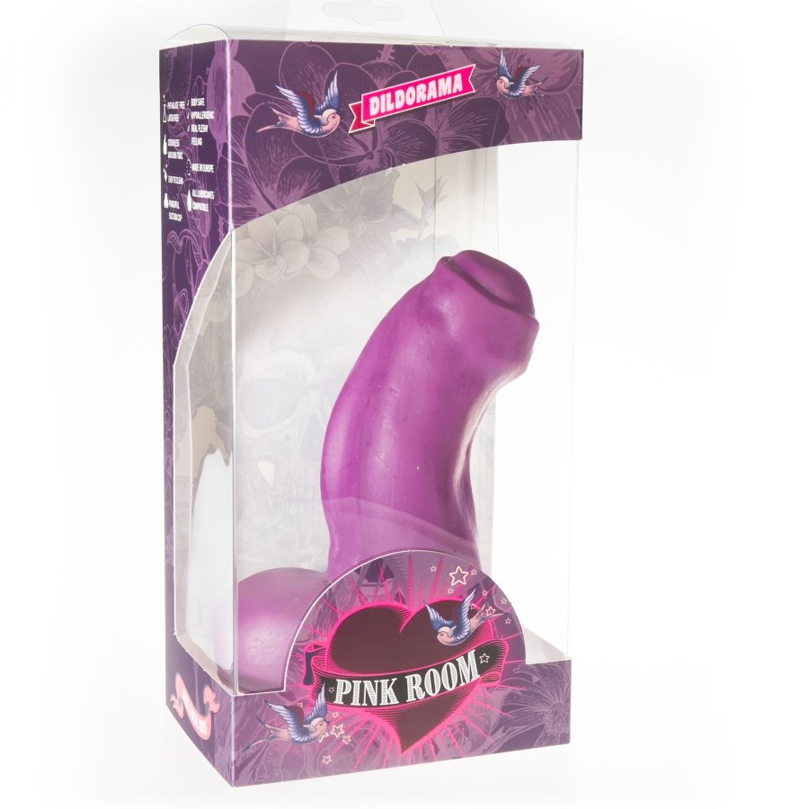 SALA PINK - DILDO REALISTA NESTOR MORADO 16,5 CM