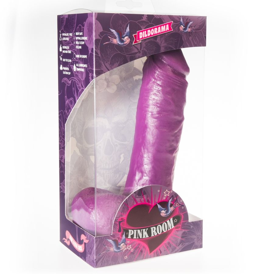 SALA PINK - DILDO REALISTA ANTON MORADO 21,5 CM