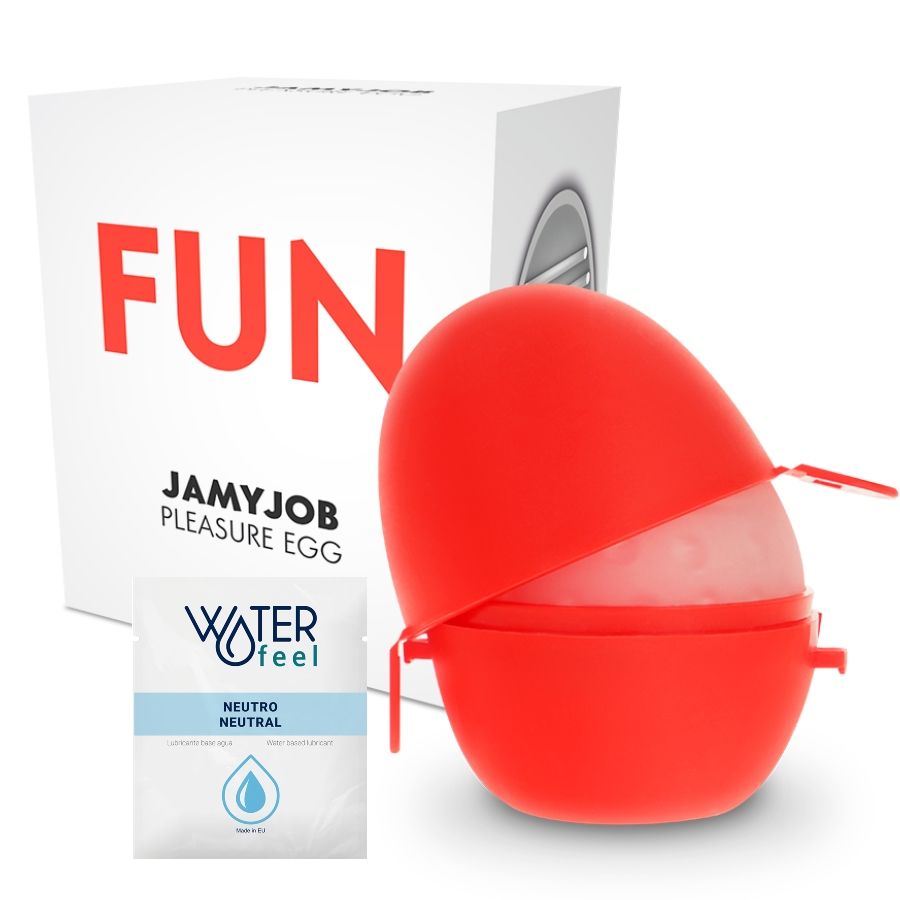 JAMYJOB - MASTURBADOR DE HUEVO DISCRETO RED EDITION