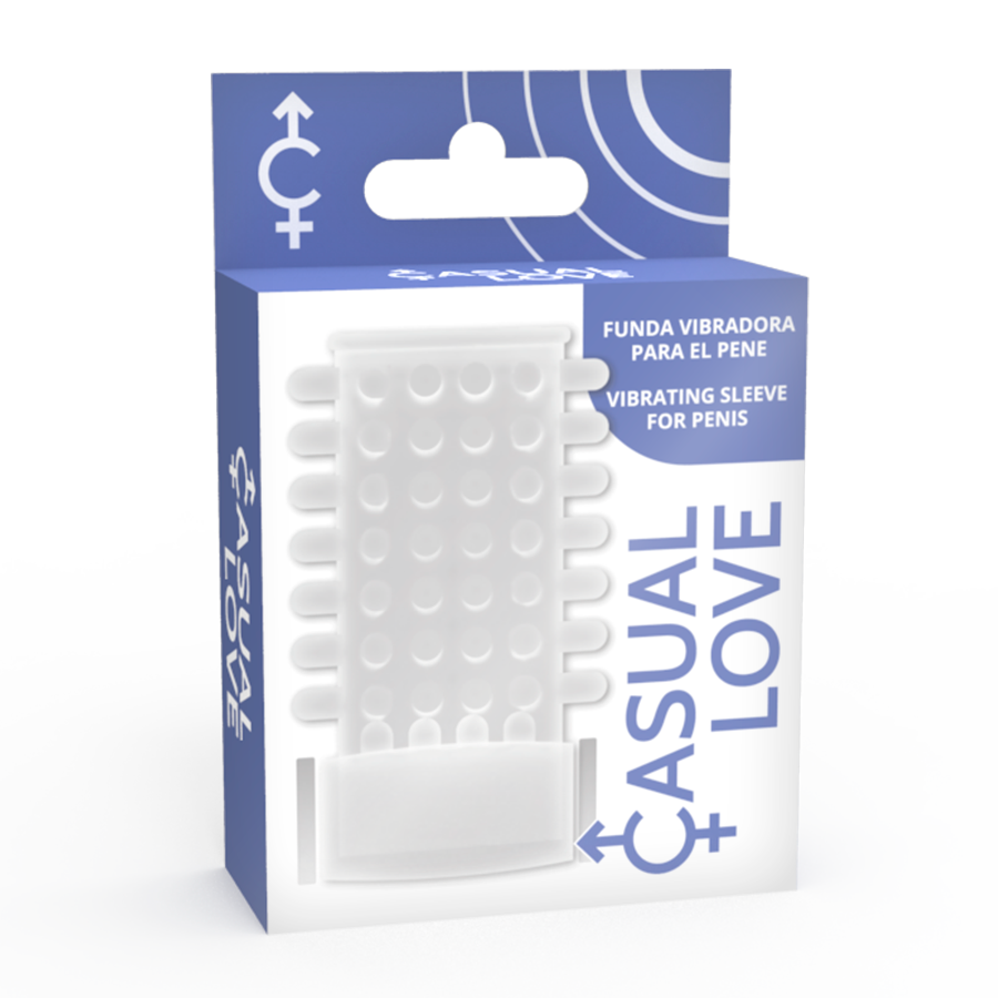 CASUAL LOVE - ANILLO VIBRADOR TRANSPARENTE PARA EL PENE
