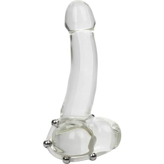 CALEXOTICS - ANILLO DE SILICONA CON PUNTAS DE ACERO XL