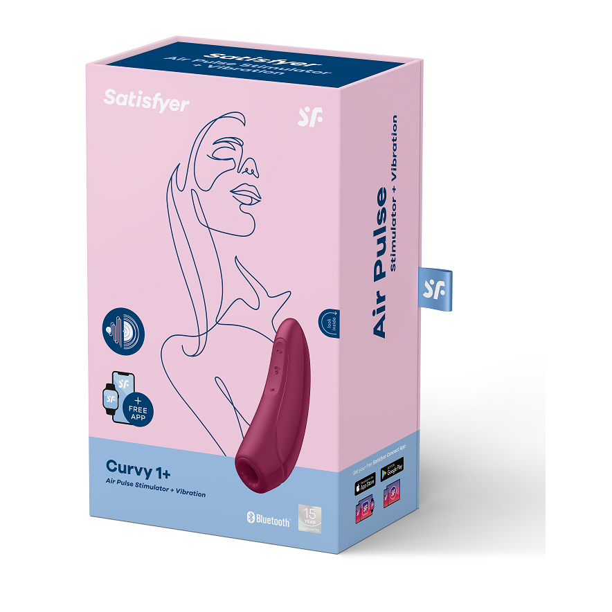 SATISFYER - CURVY 1 + ROSA ROJA