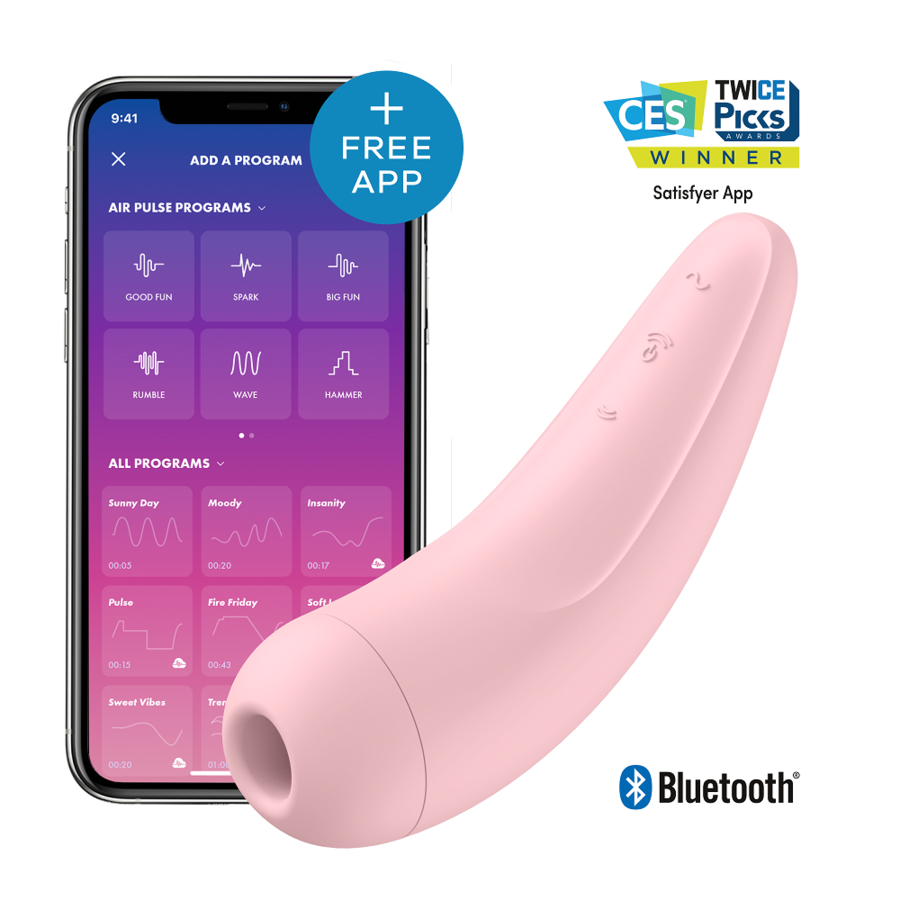 SATISFYER - CURVY 1 + ROSA ROJA