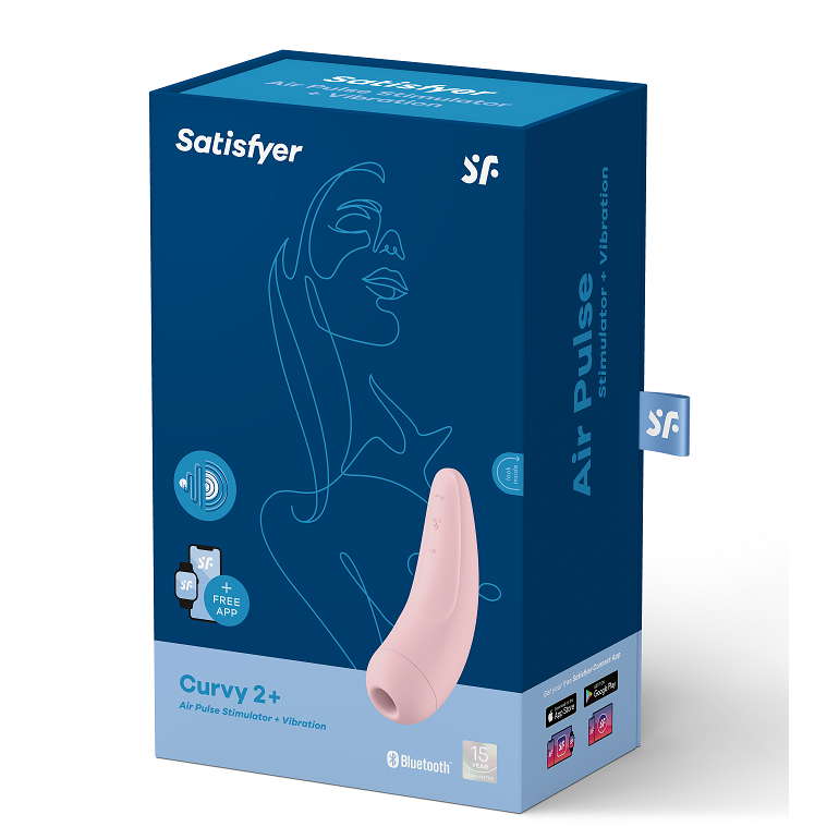SATISFYER - CURVY 1 + ROSA ROJA