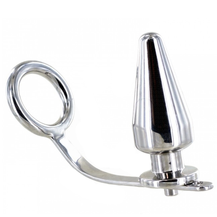 ANILLO DE ACERO - METAL DURO CON PLUG ANAL 45 X 50MM