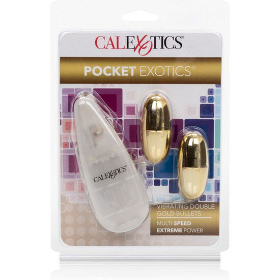 GOLD DUO VIBRATING BULLETS