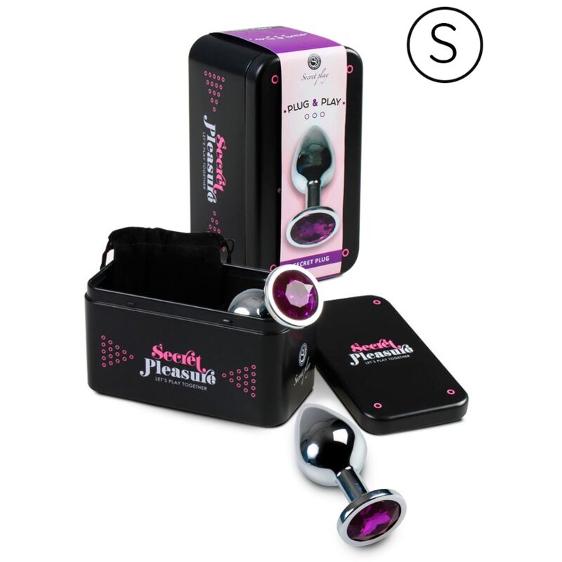 SECRETPLAY - PLUG ANAL MORADO SECRETPLAY S