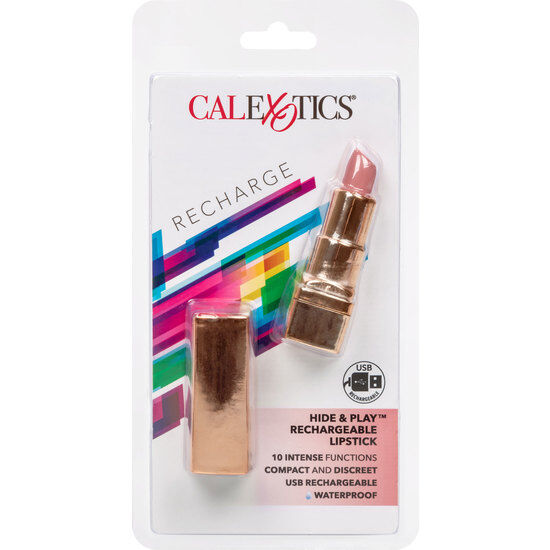 Barra de labios recargable Hide &amp; Play Bullet Rosa suave