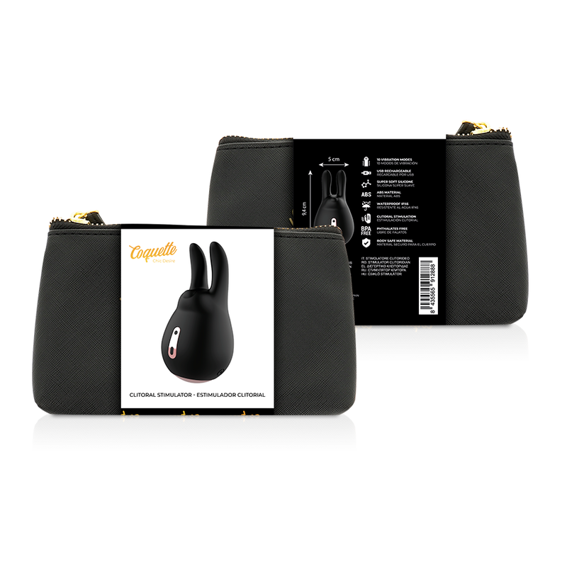 CLITORAL STIMULATOR BLACK/GOLD