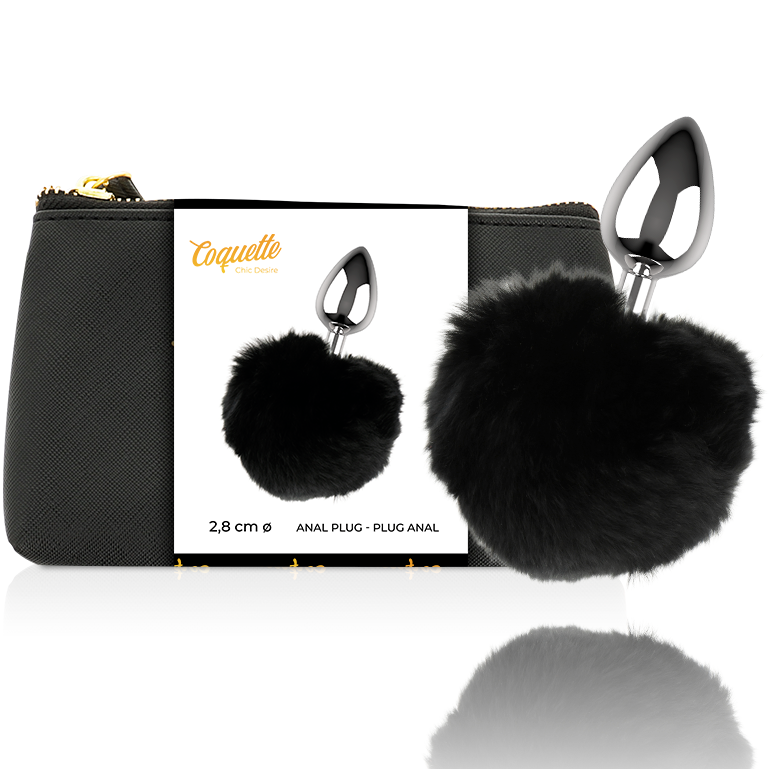 COQUETTE CHIC DESIRE - METAL ANAL PLUG SIZE L 2.8 X 4.1 CM