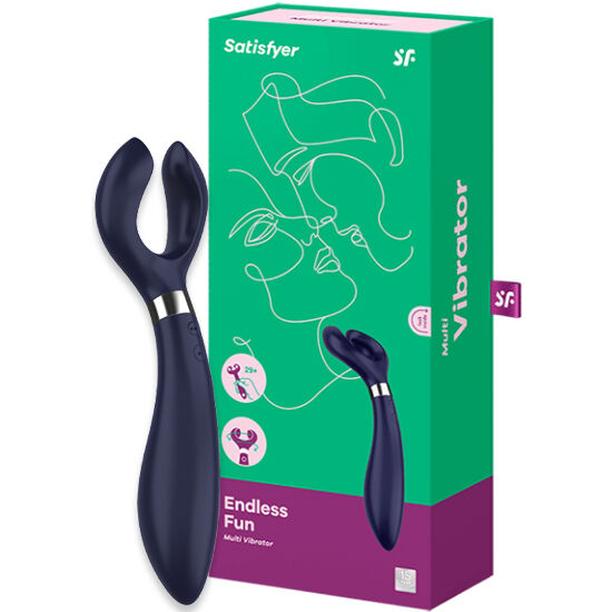 SATISFYER - ENDLESS FUN MULTIVIBRATOR 3 BLACK