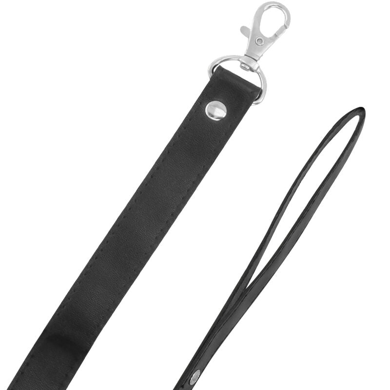 OSCURIDAD - COLLAR DE FORRO CON CADENA DE TITANIO