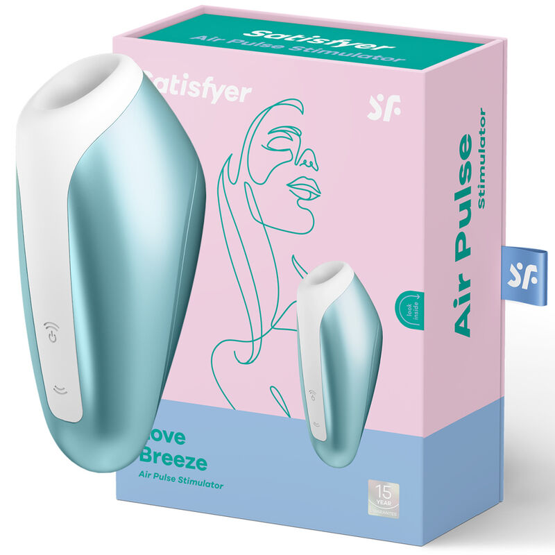 SATISFYER - LOVE BREEZE SUCCIÓN AZUL HIELO
