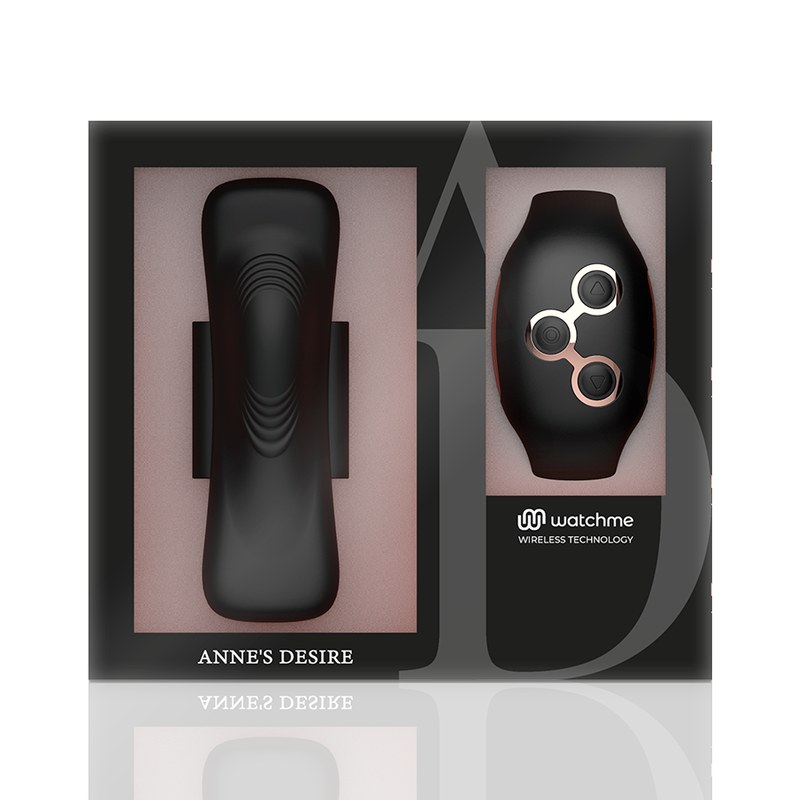 EL DESEO DE ANNE - TECNOLOGÍA DE PLACER DE PANTY A WATCHME NEGRO/DORADO