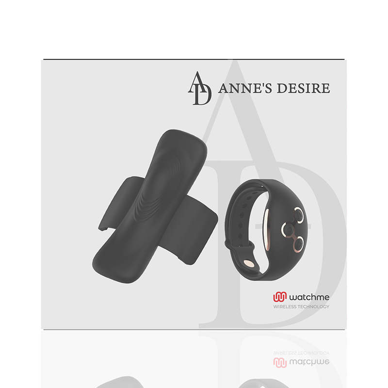 EL DESEO DE ANNE - TECNOLOGÍA DE PLACER DE PANTY A WATCHME NEGRO/DORADO