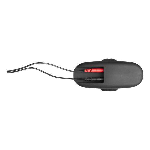 ELECTRASTIM - PLUG ANAL DE SILICONA NEGRO BALANCEADOR MEDIANO