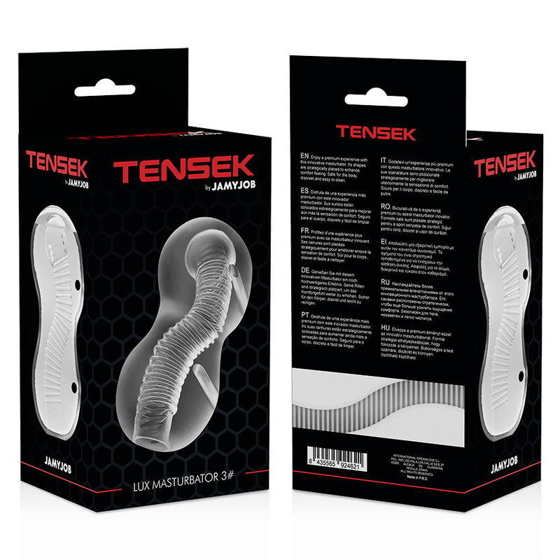 JAMYJOB - MASTURBADOR EXTREME TENSEK 3 TRANSPARENTE