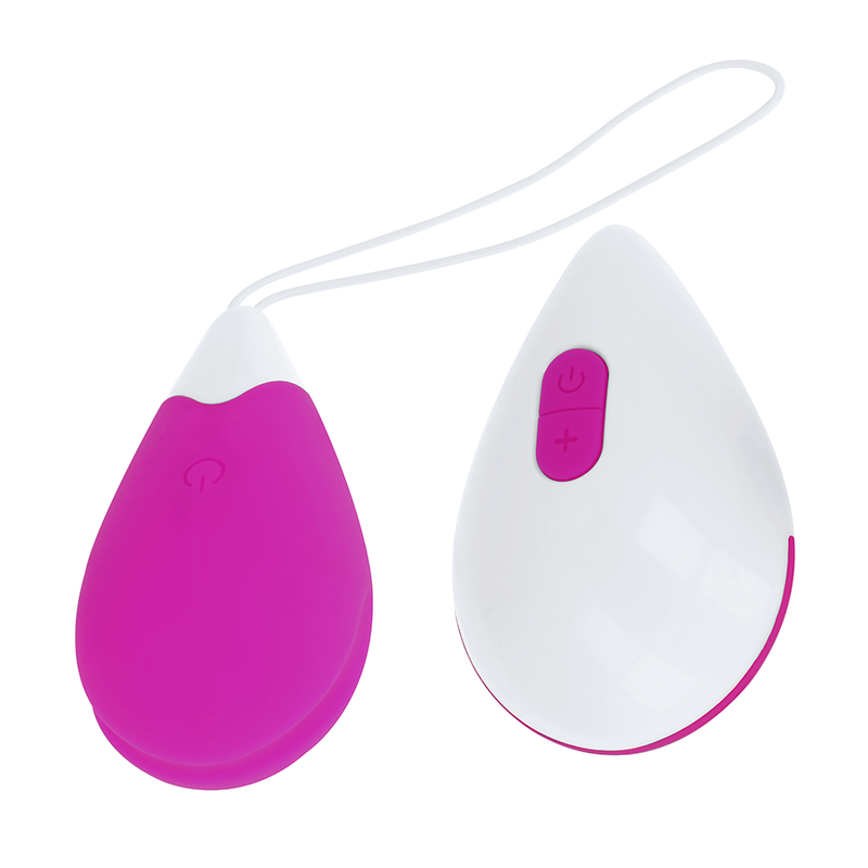 OHMAMA - 10-MODE VIBRATING EGG PURPLE AND WHITE