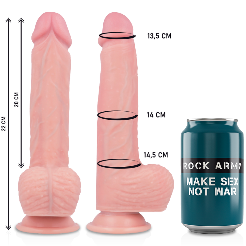 ROCKARMY - VIBRADOR DE SILICONA LÍQUIDA ARC+ PREMIUM APACHE CONTROL REMOTO 20,5 CM -O- 4,62 CM