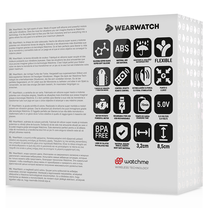 WEARWATCH - DUAL WATCHME TECNOLOGÍA VIBRADORA INDIGO/JET